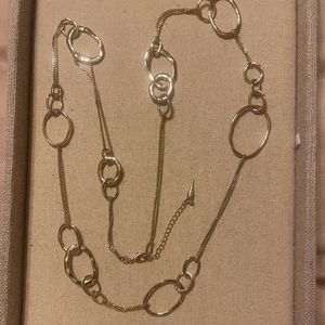 Long Organic Link + Chain Necklace